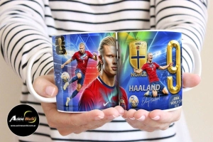TAZA PLASTICA - MUNDIAL 2026 HAALAND #1 (T0277)