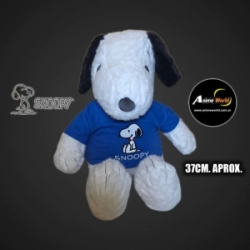 PELUCHE SNOOPY CON REMERA AZUL (37CM APROX) (P2141)