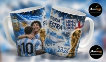 TAZA CERAMICA - MUNDIAL 2026 ARGENTINA VS INGLATERRA #3 (T0291)