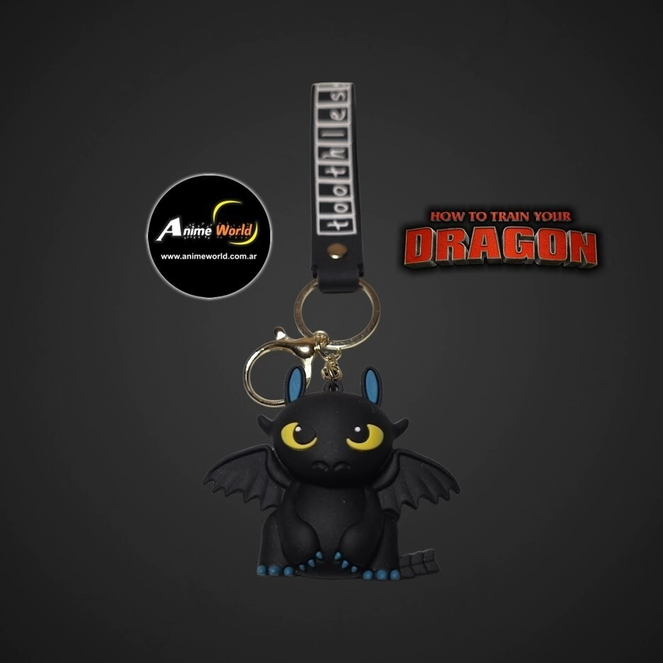 LLAVERO GOMA COMO ENTRENAR A TU DRAGON #4 (N0671)