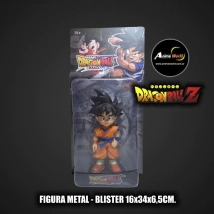 DRAGON BALL Z - BLISTER FIGURA METAL #1 (BLISTER 16x34x6,5CM) (F1065)