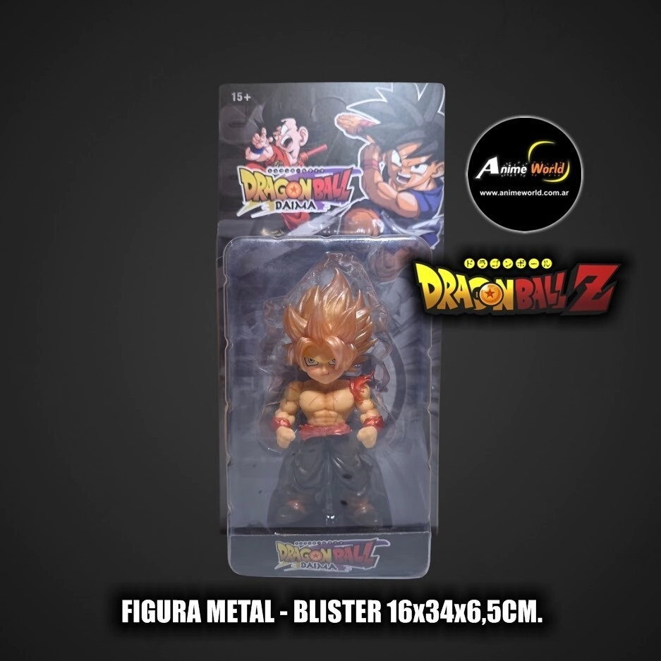 DRAGON BALL Z - BLISTER FIGURA METAL #3 (BLISTER 16x34x6,5CM) (F1067)