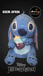 PELUCHE STITCH EXTRA GRANDE STITCH CON BOTELLA #1 (80CM APROX) (P2185)