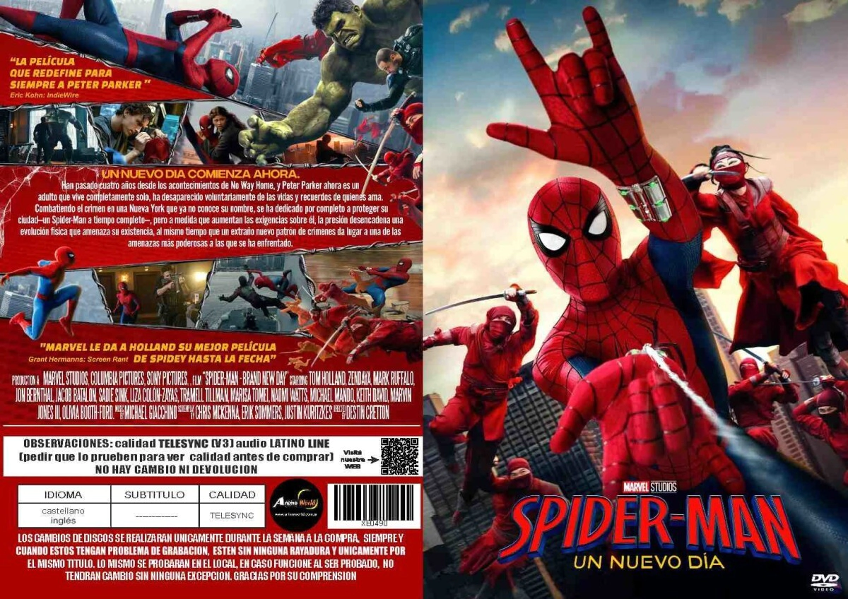 CINE + EN SOBRE SPIDERMAN UN NUEVO DIA (XE0490)