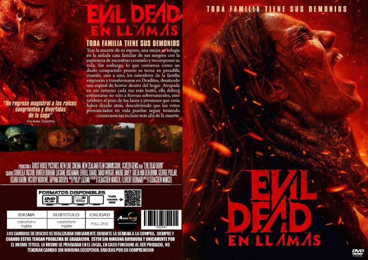 CINE + EN SOBRE EVIL DEAD EN LLAMAS (XE0491)