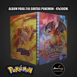 ALBUM PARA 216 CARTAS POKEMON #33 (47x30CM) (A0844)