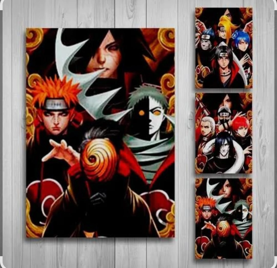 POSTER 3D NARUTO 3 DISE�OS EN 1 #2 (29,5x39,5CM) (A0853)