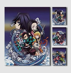 POSTER 3D DEMON SLAYER 3 DISE�OS EN 1 #1 (29,5x39,5CM) (A0859)