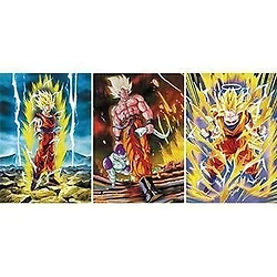 POSTER 3D DRAGON BALL Z 3 DISE�OS EN 1 #4 (29,5x39,5CM) (A0863)