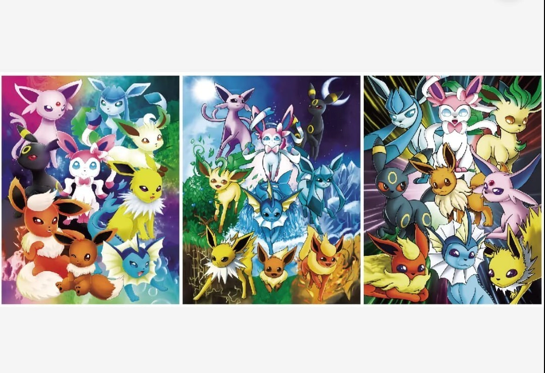 POSTER 3D POKEMON 3 DISE�OS EN 1 #1 (29,5x39,5CM) (A0866)