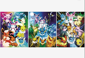 POSTER 3D POKEMON 3 DISE�OS EN 1 #1 (29,5x39,5CM) (A0866)