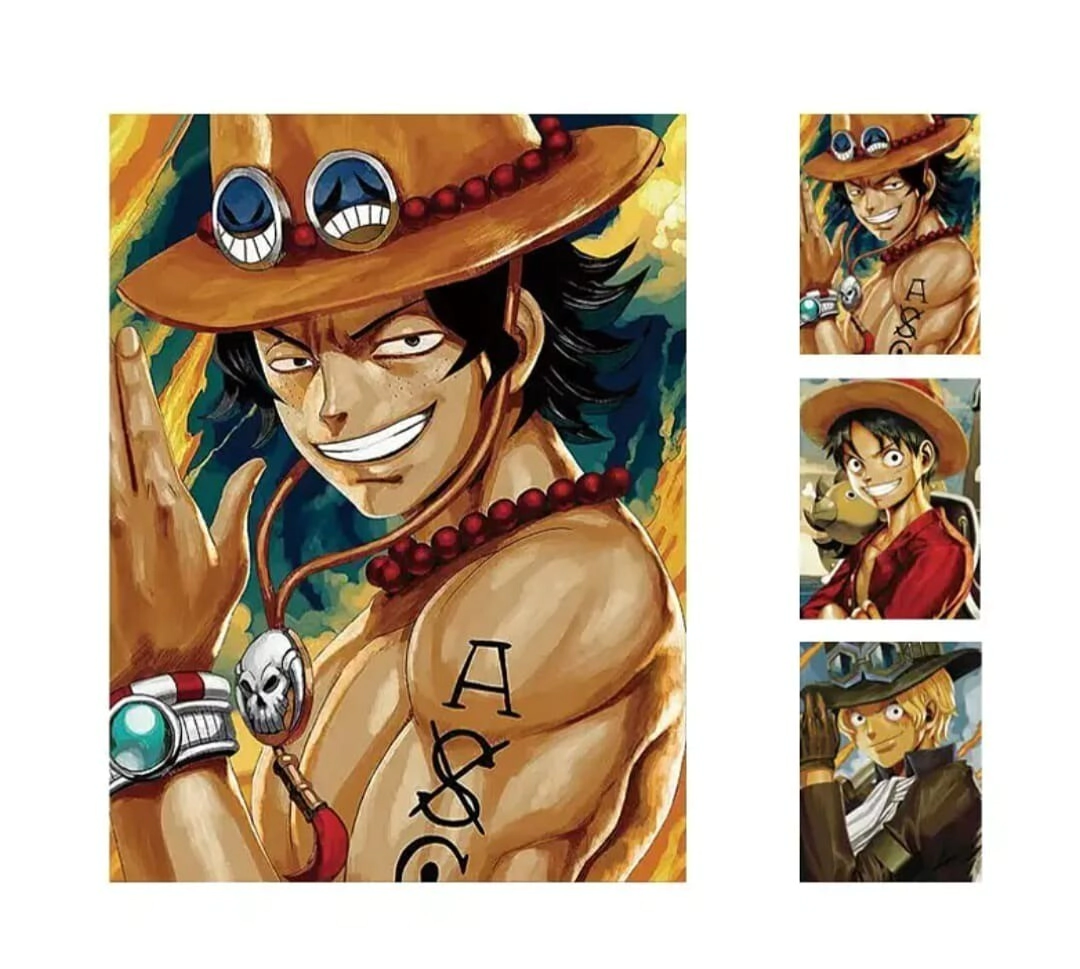 POSTER 3D ONE PIECE 3 DISE�OS EN 1 #4 (29,5x39,5CM) (A0870)