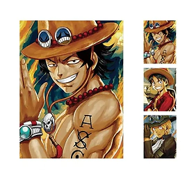 POSTER 3D ONE PIECE 3 DISE�OS EN 1 #4 (29,5x39,5CM) (A0870)