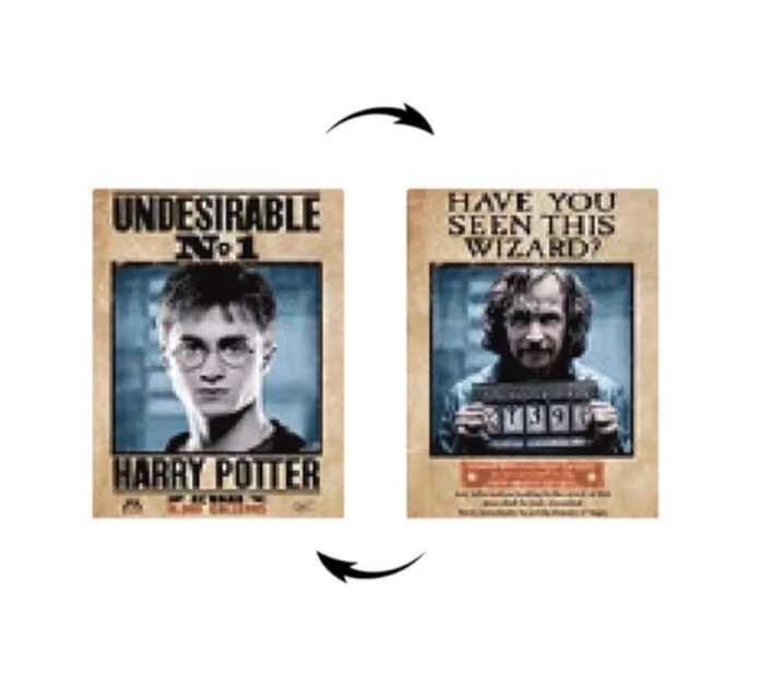 POSTER 3D HARRY POTTER 2 DISE�OS EN 1 #5 (29,5x39,5CM) (A0874)