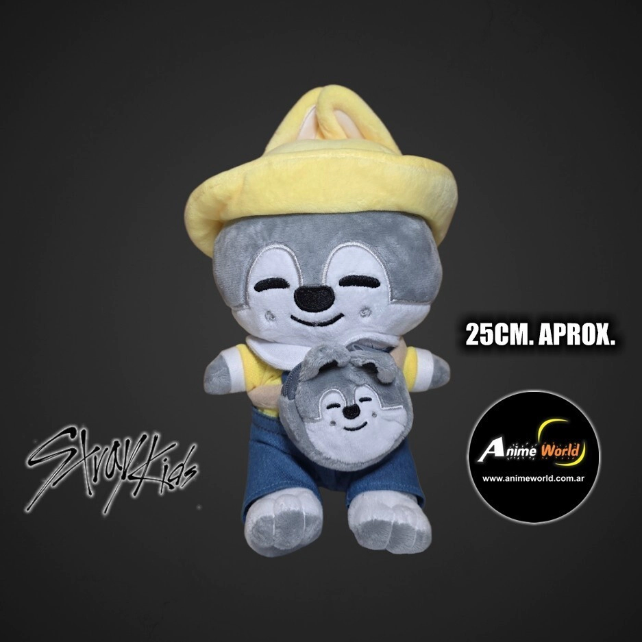 PELUCHE STRAY KIDS SKZOO JARDIN CON MONEDERO CARTERA #3 (25CM APROX) (P2191)