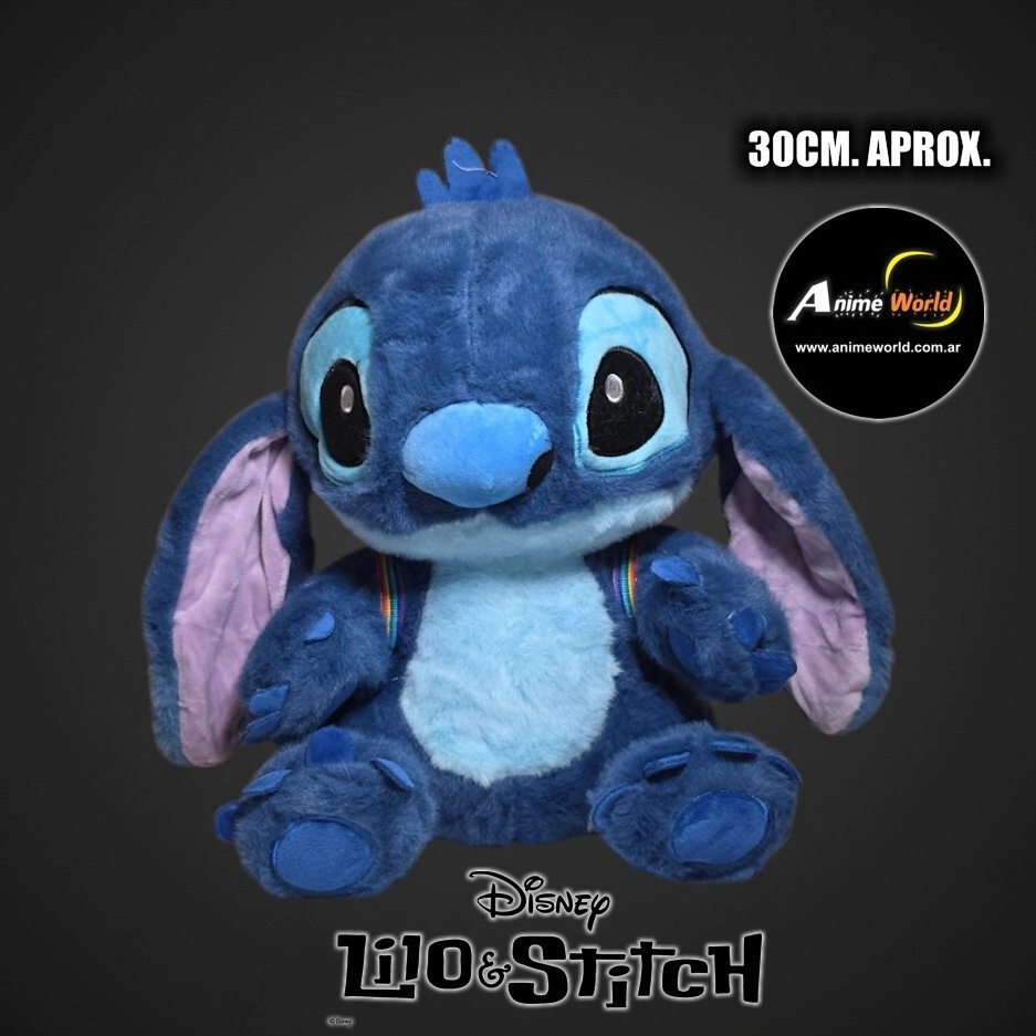 PELUCHE STITCH CON MOCHILA SCRUMP (30CM APROX) (P2204)