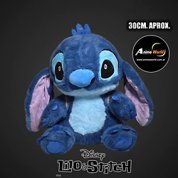 PELUCHE STITCH CON MOCHILA SCRUMP (30CM APROX) (P2204)