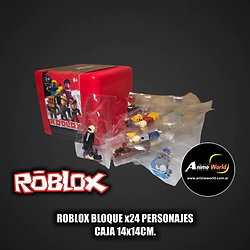 ROBLOX BLOQUE x24 PERSONAJES EN CAJA ROJA (CAJA 14x14CM) R8012-C (F1094)