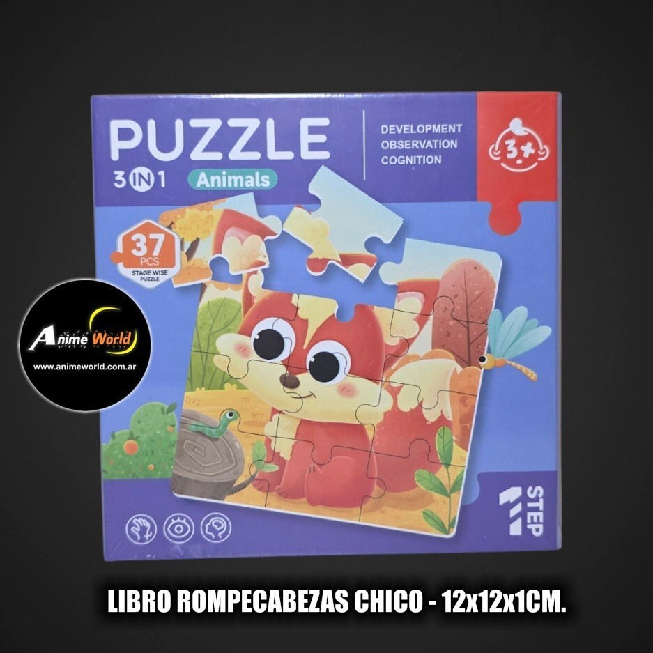 ROMPECABEZAS LIBRO CHICO #1 (12x12x1CM) JC03 1105 (A0892)