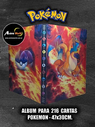 ALBUM PARA CARTAS POKEMON #43 x216 CARTAS (47x30CM) HOLOGRAFICO (A0902)