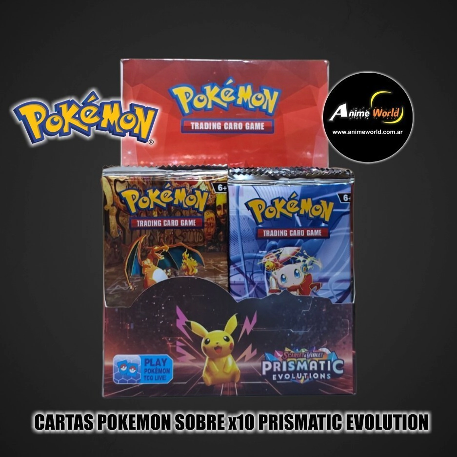 CARTAS POKEMON SOBRE x10 PRISMATIC EVOLUTION (A0903)