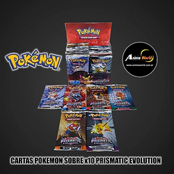 CARTAS POKEMON SOBRE x10 PRISMATIC EVOLUTION (A0903)