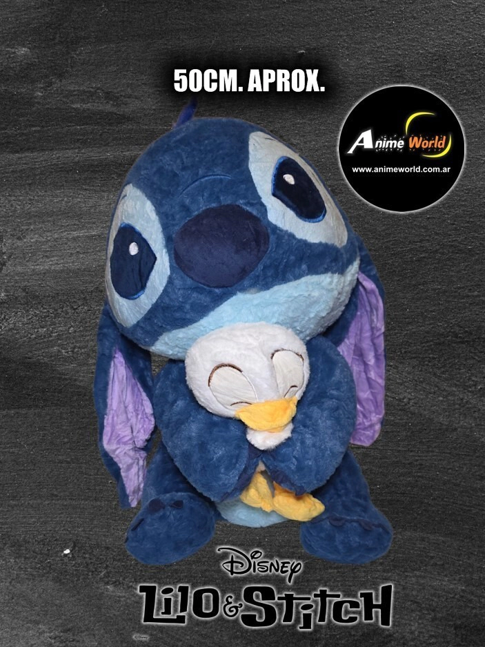 PELUCHE STITCH CON PATO - STITCH (50CM APROX) (P2207)