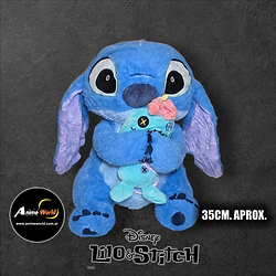 PELUCHE STITCH CON SCRUMP - STITCH (35CM APROX) (P2208)