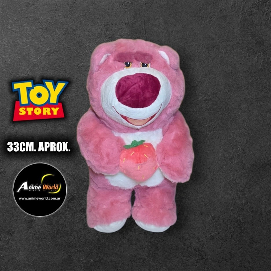 PELUCHE TOY STORY LOTSO CON FRUTILLA #1 (33CM APROX) (P2224)