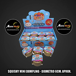 SQUISHY DUMPLING MINI RAINBOW MYSTERY BUN (DIAMETRO 6CM APROX) (A0905)