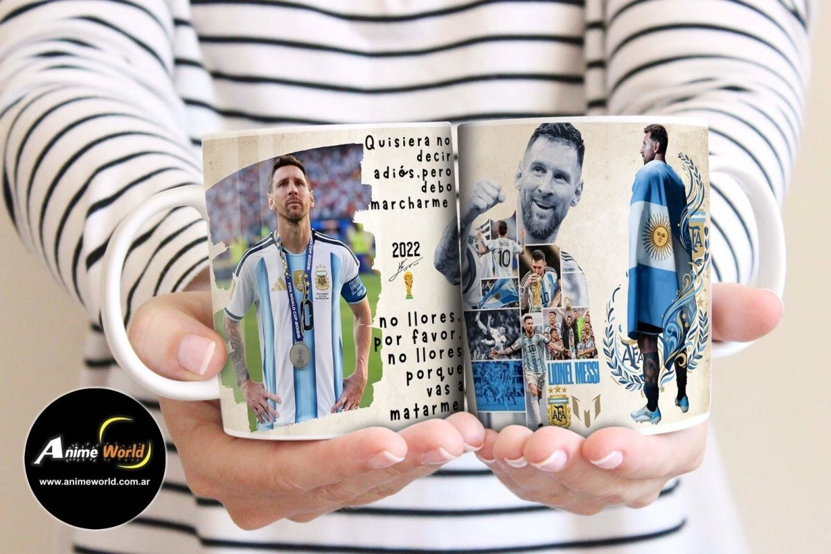 TAZA CERAMICA - MESSI DESPEDIDA #1 (T0294)