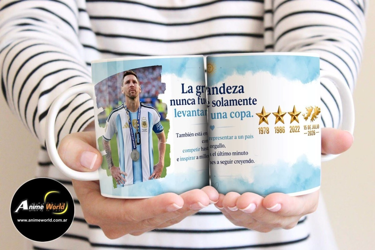 TAZA CERAMICA - MESSI DESPEDIDA #4 (T0297)
