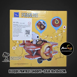 BLOQUE PANTASY SNOOPY BIPLANE 86905 (CAJA 18x18x6CM) (L1276)