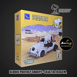BLOQUE PANTASY SNOOPY ROADSTER 86908 (CAJA 18x18x6CM) (L1279)