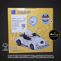 BLOQUE PANTASY SNOOPY ROADSTER 86908 (CAJA 18x18x6CM) (L1279)