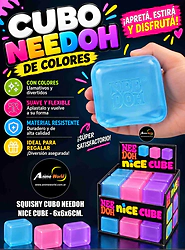 SQUISHY CUBO NEEDOH NICE CUBE (6x6x6CM) (A0907)