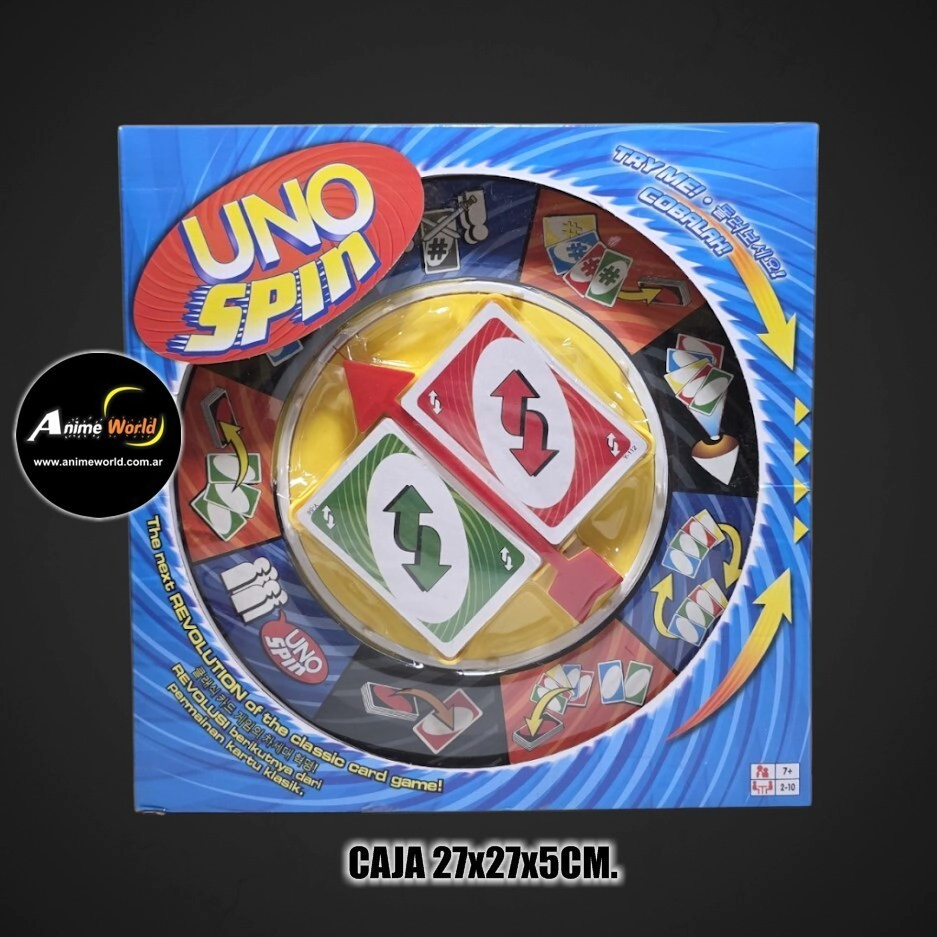 JUEGO DE CARTAS UNO SPIN ZY06-KP (CAJA 27x27x5CM) (A0908)