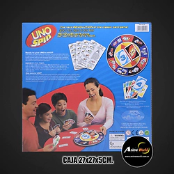 JUEGO DE CARTAS UNO SPIN ZY06-KP (CAJA 27x27x5CM) (A0908)