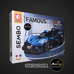 BLOQUE SEMBO FAMOUS CAR 714021 AUTO NA205217 (CAJA 30x22x6CM) (L1281)