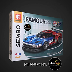 BLOQUE SEMBO FAMOUS CAR 714022 AUTO NA205217 (CAJA 30x22x6CM) (L1282)