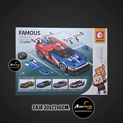BLOQUE SEMBO FAMOUS CAR 714022 AUTO NA205217 (CAJA 30x22x6CM) (L1282)