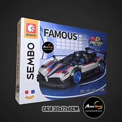 BLOQUE SEMBO FAMOUS CAR 714023 AUTO NA205217 (CAJA 30x22x6CM) (L1283)