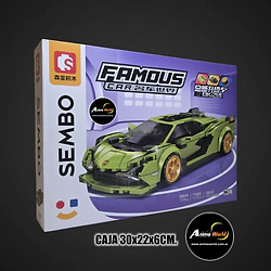 BLOQUE SEMBO FAMOUS CAR 714541 AUTO NA205218 (CAJA 30x22x6CM) (L1285)