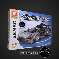 BLOQUE SEMBO FAMOUS CAR 714543 AUTO NA205218 (CAJA 30x22x6CM) (L1287)