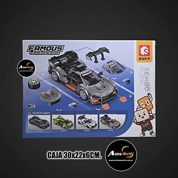 BLOQUE SEMBO FAMOUS CAR 714543 AUTO NA205218 (CAJA 30x22x6CM) (L1287)