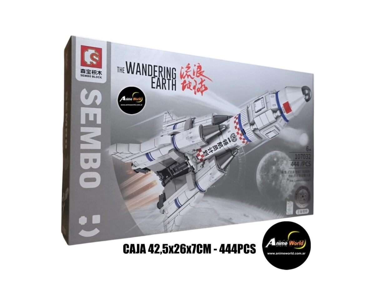 BLOQUE SEMBO THE WANDERING EARTH 107032 COHETE NA205139 (CAJA 42,5x26x7CM) (L1296)