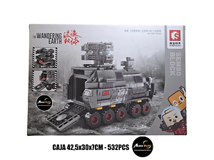 BLOQUE SEMBO THE WANDERING EARTH 107027 CAMION MILITAR NA201226 (CAJA 42,5x30x7CM) (L1297)
