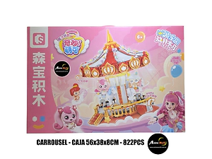 BLOQUE SEMBO CARROUSEL AMUSEMENT PARK SERIES 616206 NA205196 (CAJA 56x38x8CM) (L1298)