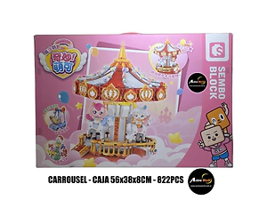 BLOQUE SEMBO CARROUSEL AMUSEMENT PARK SERIES 616206 NA205196 (CAJA 56x38x8CM) (L1298)