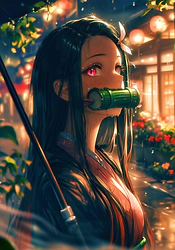 POSTER PLASTIFICADO #13 DEMON SLAYER (28x40CM) (U0013)